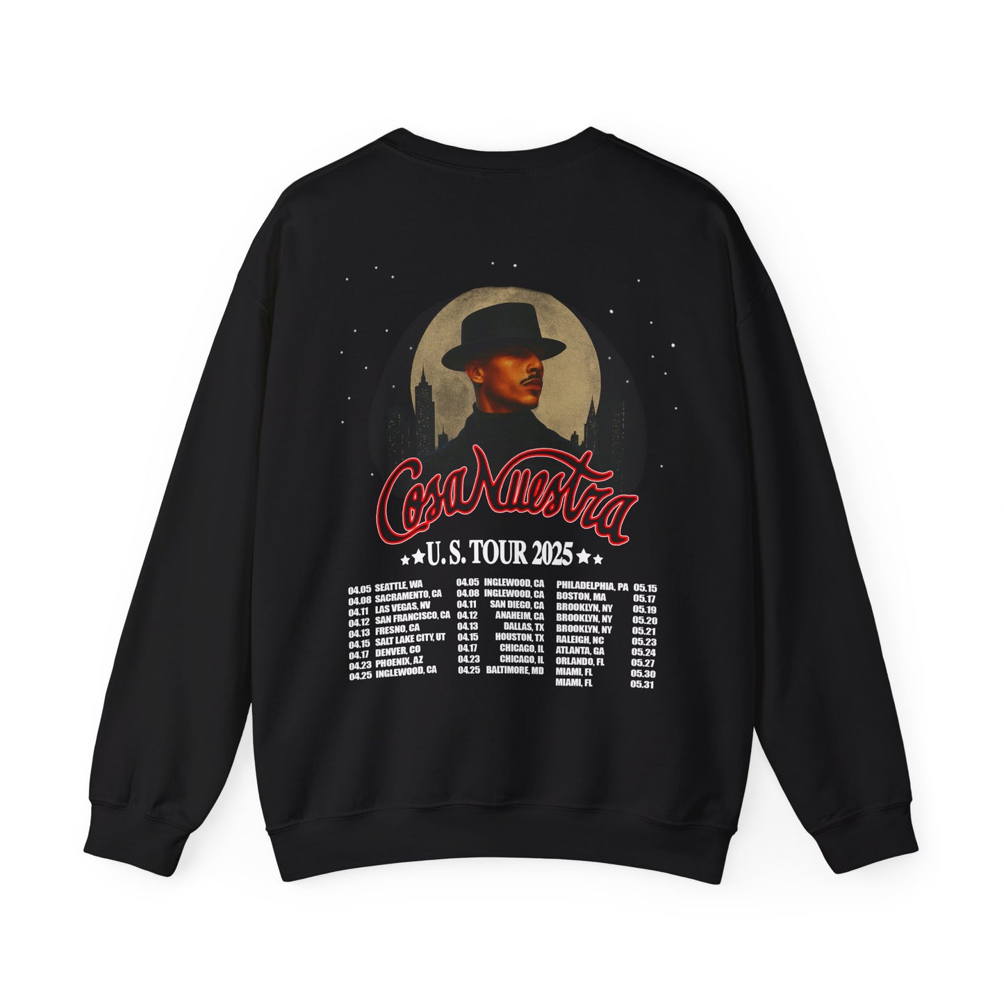 Dua Lipa Merch Black Crewneck