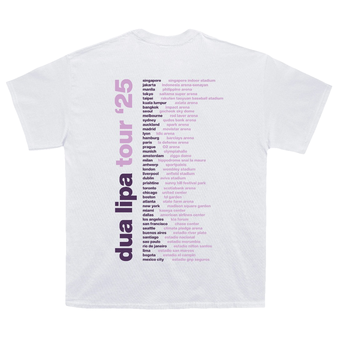 Dua Lipa Tour Merch - Panel Photo Tee