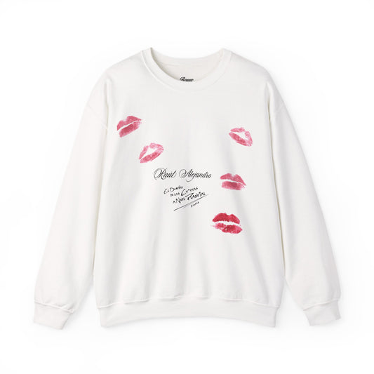 Dua Lipa Merch XOXO White Crewneck