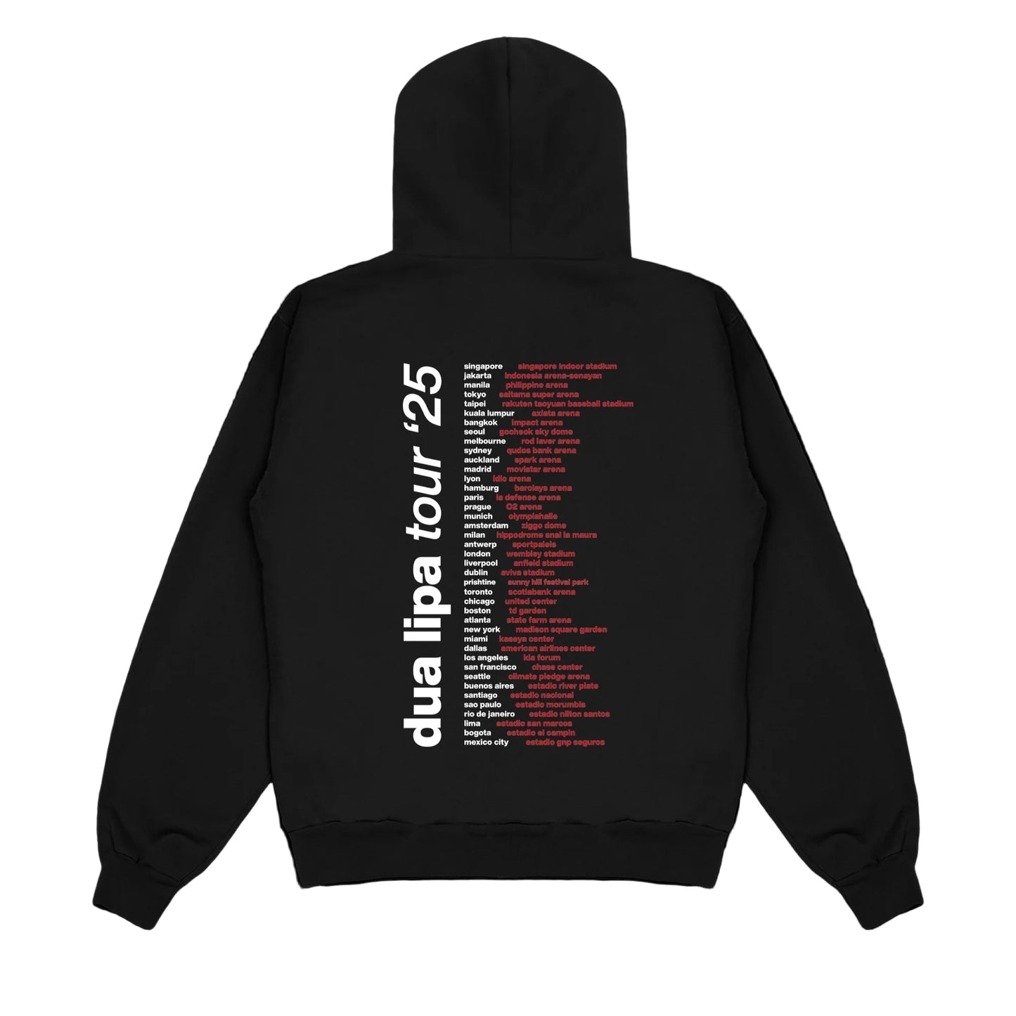 Dua Lipa Tour Merch - Photo Dated Tour Hoodie