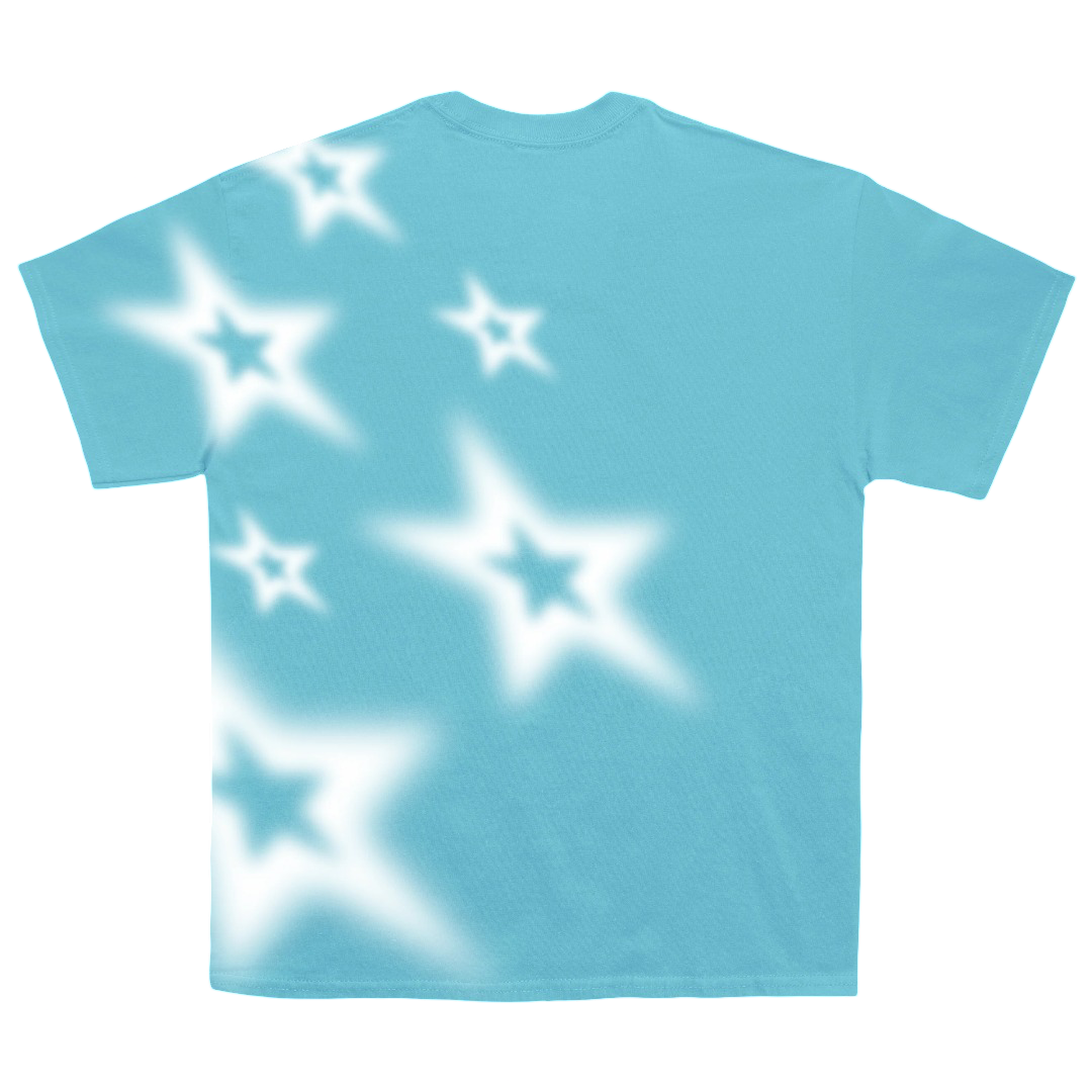 Dua Lipa Tour Merch - Star Blue Tee